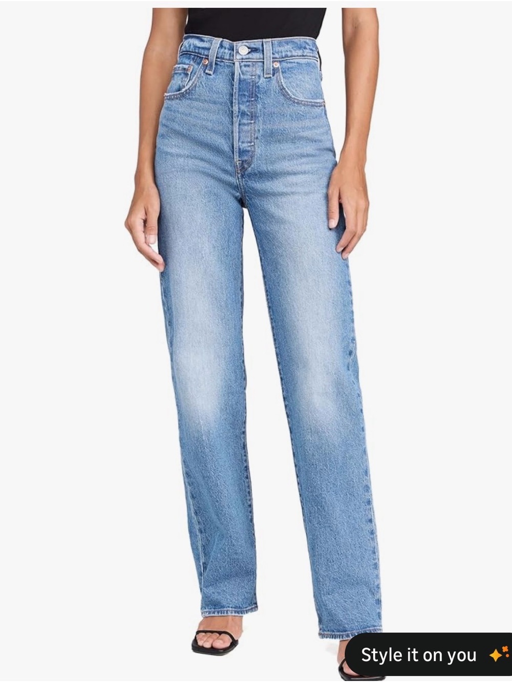 Levi's Straight Fit Light Blue Women’s Jeans